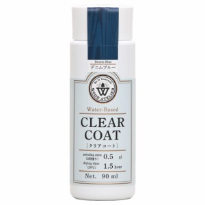 和信ペイント #800707(ワシン) クリアコート 90ml(CC-07/デニムブルー)Washin Paint Wood Atelier[800707ワシン] 返品種別B