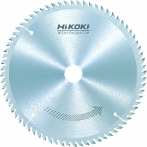 HiKOKI 0031-4314 チップソー (造作用) 165×20mm 72枚刃ハイコーキ[00314314HIKOKI] 返品種別B
