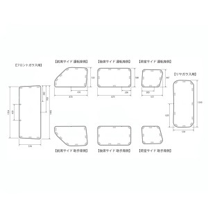 BONFORM 7911-02BK 車中泊 車中泊カーテン （ブラック）[791102BK] 返品種別A