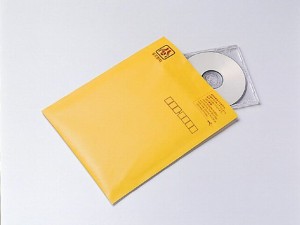 ナカバヤシ CD-602-05 郵送用封筒（5枚入り・イエロー）[CD60205] 返品種別A