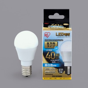 アイリスオーヤマ LDA4N-G-E17/W-4T5 LED電球 一般電球形 440lm（昼白色相当）IRIS OHYAMA[LDA4NGE17W4T5] 返品種別A