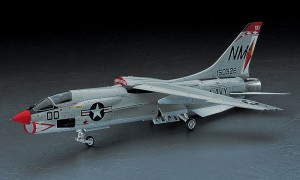 ハセガワ 【再生産】1/48 F-8E クルーセイダー【PT25】プラモデル  返品種別B