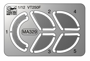 ハセガワ 1/12 ホンダ VT250F用エッチング パーツ【21750】ディテールアップパーツ  返品種別B