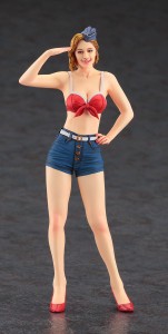 ハセガワ 1/12 リアルフィギュア コレクション No.12”ピンナップガール”【SP507】未塗装レジンフィギュア  返品種別B