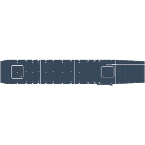 ハセガワ 1/350 護衛空母 ガンビアベイ 木製甲板【QG46】プラモデル  返品種別B