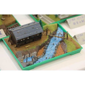 マイクロエース 1/150 箱庭シリーズNo.11 山の温泉宿プラモデル  返品種別B