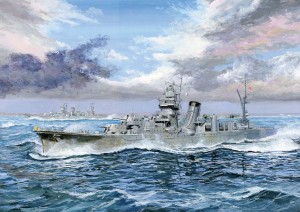 フジミ 1/700 帝国海軍シリーズNo.49 日本海軍軽巡洋艦 能代 フルハルモデル【FH-49】プラモデル  返品種別B