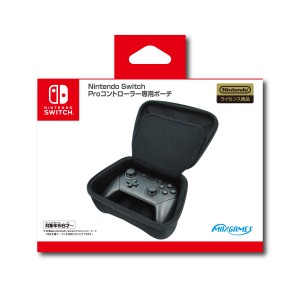 【Switch】SW専用 Proコントローラー専用ポーチ ブラック 返品種別B