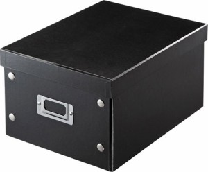 サンワサプライ FCD-MT4BKN 組み立て式DVD BOX（ブラック・W210mm）[FCDMT4BKN] 返品種別A