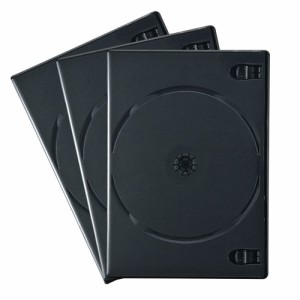 サンワサプライ DVD-TN4-03BKN DVDトールケース（4枚収納・3枚セット・ブラック）[DVDTN403BKN] 返品種別A