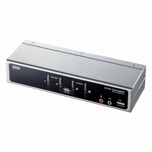 サンワサプライ SW-KVM4HVCN USB・PS/2コンソール両対応パソコン自動切替器(4:1)[SWKVM4HVCN] 返品種別A