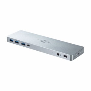 サンワサプライ USB-CVDK6 USB Type-C専用ドッキングステーション（HDMI/DisplayPort対応・PD対応）[USBCVDK6] 返品種別A