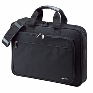 サンワサプライ BAG-U52BK3 PCキャリングバッグ（15.6インチワイド・ブラック）[BAGU52BK3] 返品種別A