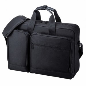 サンワサプライ BAG-3WAYT2BKN 3WAYビジネスバッグ（13.3インチワイド・ブラック）[BAG3WAYT2BKN] 返品種別A