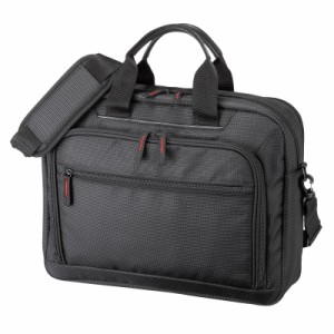 サンワサプライ BAG-W3BK マチ拡張PCバッグ（14インチワイド・ブラック）[BAGW3BK] 返品種別A