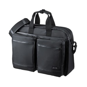 サンワサプライ BAG-LW9BK 15.6インチワイド対応 超撥水・軽量PCバッグ（ブラック）[BAGLW9BK] 返品種別A