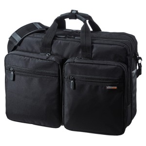 サンワサプライ BAG-3WAY22BK 3WAYビジネスバッグ（出張用・大型・ブラック）[BAG3WAY22BK] 返品種別A