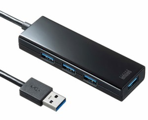 サンワサプライ 急速充電ポート付きUSB3.1 Gen1 ハブ（4ポート・セルフ/バスパワー両用） SANWA SUPPLY USB-3H420BK返品種別A