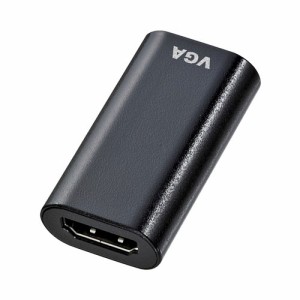 サンワサプライ AD-HD13VGA HDMI-VGA変換アダプタ（HDMI Aメス-VGAメス・ブラック）[ADHD13VGA] 返品種別A