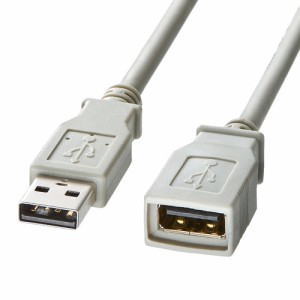サンワサプライ KB-USB-E2K2 USB延長ケーブル（2.0m）[KBUSBE2K2] 返品種別A