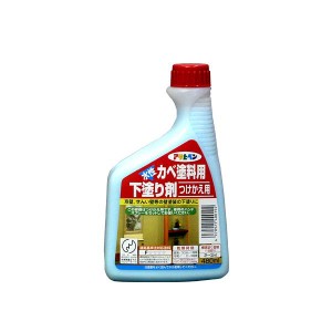 アサヒペン カベトリヨウシタヌリ480MLカエ 水性 カベ塗料用下塗り剤 480ml(つけかえ用)[カベトリヨウシタヌリ480MLカエ] 返品種別B