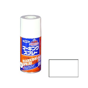 アサヒペン マ-キングスプレ-300ML W マーキングスプレー 300ml(白)[マキングスプレ300MLW] 返品種別B