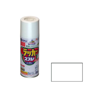 アサヒペン ラツカ-スプレ-300ML W アスペンラッカースプレー 300ml(白)[ラツカスプレ300MLW] 返品種別B