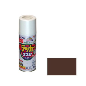 アサヒペン ラツカ-スプレ-300ML BR アスペンラッカースプレー 300ml(ブラウン)[ラツカスプレ300MLBR] 返品種別B