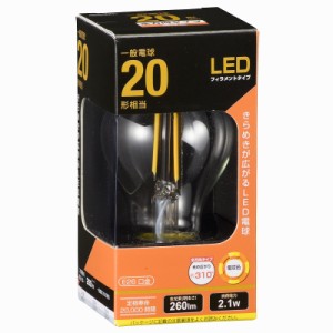 オーム LDA2L C6 LED電球 一般電球形 260lm（電球色相当）OHM[LDA2LC6] 返品種別A