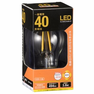 オーム LDA4L C6 LED電球 一般電球形 494lm（電球色相当）OHM[LDA4LC6] 返品種別A