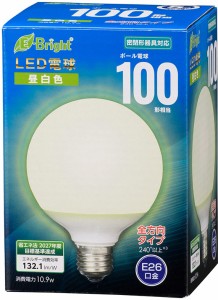 オーム LDG11N-G AG24 LED電球 ボール電球形 1440lm（昼白色相当）OHM　E-Bright[LDG11NGAG24] 返品種別A