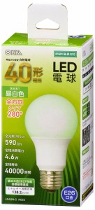 オーム LDA5N-G AG52 LED電球 一般電球形 590lm（昼白色相当）OHM[LDA5NGAG52] 返品種別A