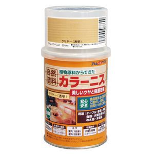 アトムハウスペイント AH-9050849 アトムカラーニス 250ml(クリヤー)アトムペイント[AH9050849] 返品種別B