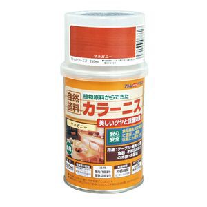 アトムハウスペイント AH-9050850 アトムカラーニス 250ml(マホガニー)アトムペイント[AH9050850] 返品種別B