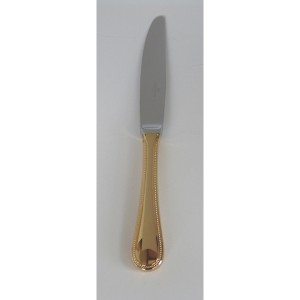 ラッキーウッド 0-38411-300 フレンチアクセント金仕上 デザートナイフ最中柄 ・鋸刃[038411300] 返品種別A