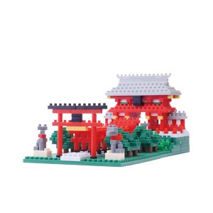 カワダ nanoblock（ナノブロック）稲荷神社【NBH-108】ナノブロック  返品種別B