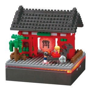 カワダ nanoblock（ナノブロック）光ファイバーLED＋雷門【NBH_157】ナノブロック  返品種別B