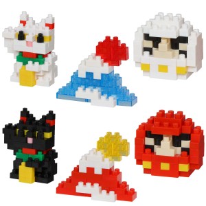 カワダ 【1パック】nanoblock（ナノブロック） ミニナノ 招福みくじ【NBMC_50】ナノブロック  返品種別B