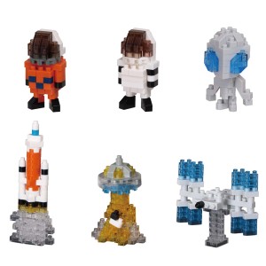 カワダ 【1パック】nanoblock（ナノブロック） ミニナノ 宇宙コレクション【NBMC_58】  返品種別B