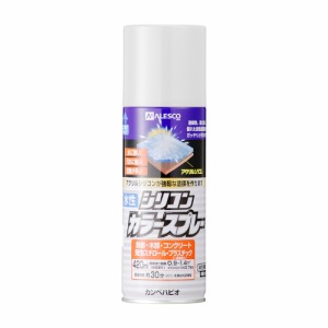 カンペハピオ 00507654012420 水性シリコンカラースプレー 420ml(ホワイト)Kanpe Hapio[カンペ00507654012420] 返品種別B