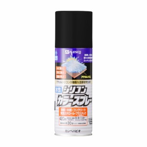 カンペハピオ 00507654022420 水性シリコンカラースプレー 420ml(ブラック)Kanpe Hapio[カンペ00507654022420] 返品種別B