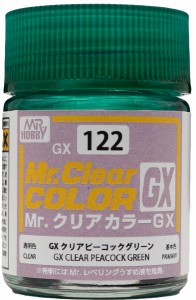 GSIクレオス Mr.クリアカラーGX  GXクリアピーコックグリーン【GX122】塗料  返品種別B