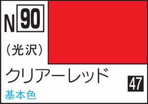 GSIクレオス 水性カラー アクリジョン クリアーレッド【N90】塗料  返品種別B