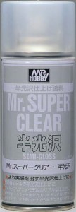 GSIクレオス Mr.スーパークリアー（溶剤系スプレー） 半光沢【B516】塗料  返品種別B