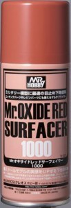 GSIクレオス Mr.オキサイドレッド サーフェイサー1000 スプレー【B525】  返品種別B