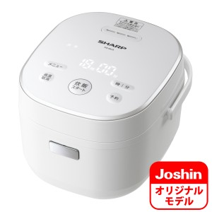 シャープ KS-MC5-W ジャー炊飯器 （3合炊き）　ホワイトSHARP　KS-CF05DのJoshinオリジナルモデル[KSMC5W] 返品種別A