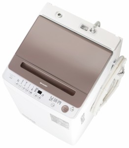 シャープ ES-GV9H-T 9.0kg 全自動洗濯機　ライトブラウンSHARP[ESGV9HT] 返品種別A