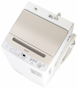 シャープ ES-GV8H-N 8.0kg 全自動洗濯機　ゴールド系SHARP[ESGV8HN] 返品種別A
