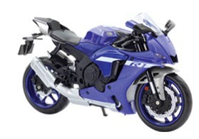 童友社 1/12 2022 Yamaha YZF-R1(ブルー)ミニカー  返品種別B