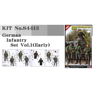 ホビーボス 1/35 ドイツ歩兵セット　Vol.1【84413】プラモデル  返品種別B